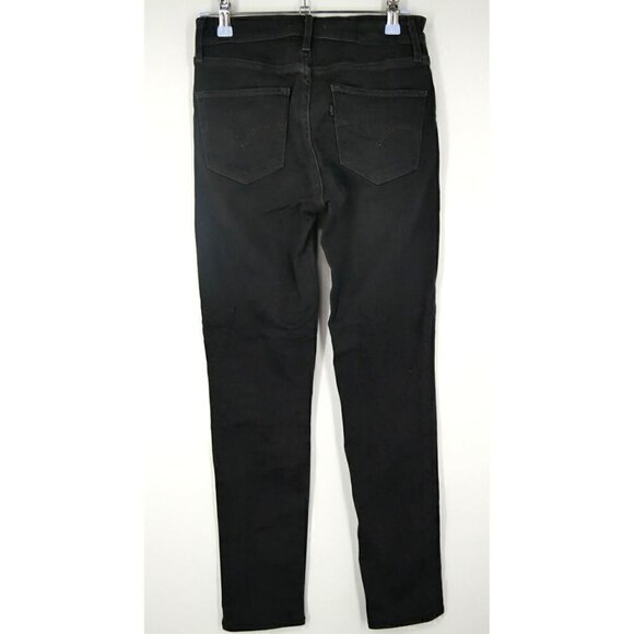 NWOT Levi's High Rise Skinny Jeans in Black Embroidered 29 - Picture 6 of 8